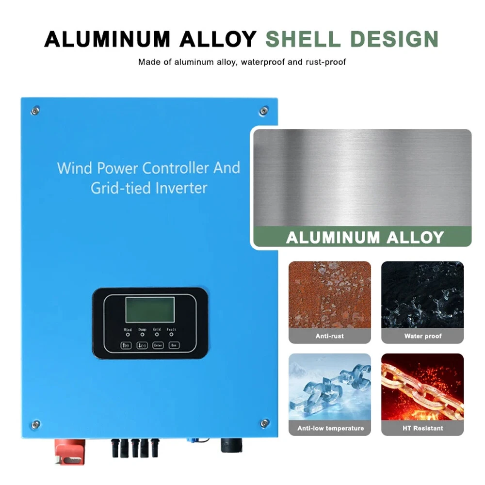 3000W Windgenerator Netzwechselrichter 220V Grid Tie Mit Dump Load – Reine Sinuswelle Für Windkraftanlage Netzwechselrichter 3000W 3000W Windgenerator Netzwechselrichter 220V Grid Tie Mit Dump Load – Reine Sinuswelle Für Windkraftanlage Netzwechselrichter 3000W