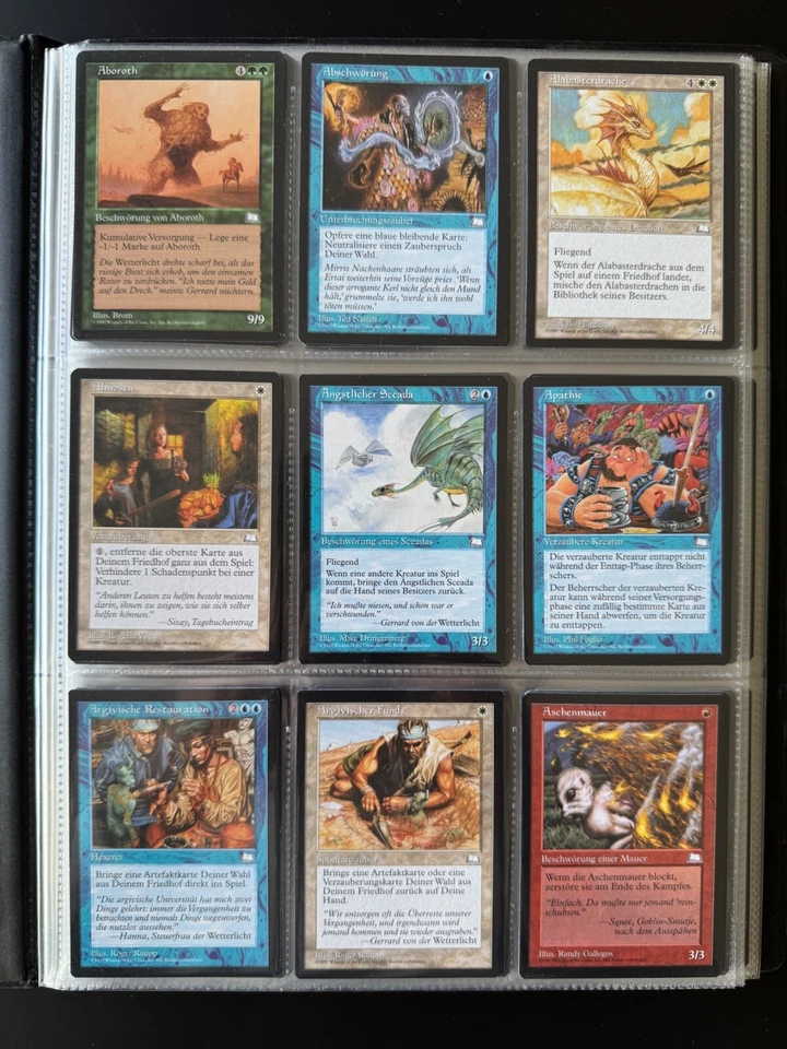 Wetterlicht / Weatherlight Komplett Set / Full Set - MTG Magic the Gathering