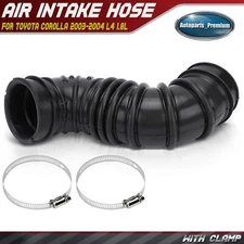 12.75" Engine Air Intake Hose with Clamp for Toyota Corolla 2003-2004 L4 1.8L