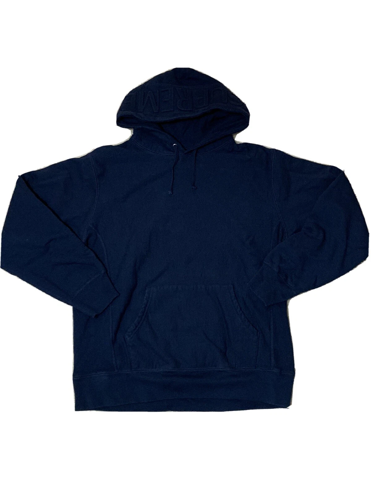 Sweat à capuche Supreme en relief taille L occasion en excellent état 100% authentique