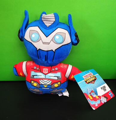 Transformers Rescue Bots Academy Optimus Prime 7'' Plush Toy Factory Doll Hasbro