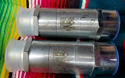 2 Parker AXE10415 Hydraulic Check Valve , Free Shipping!!!