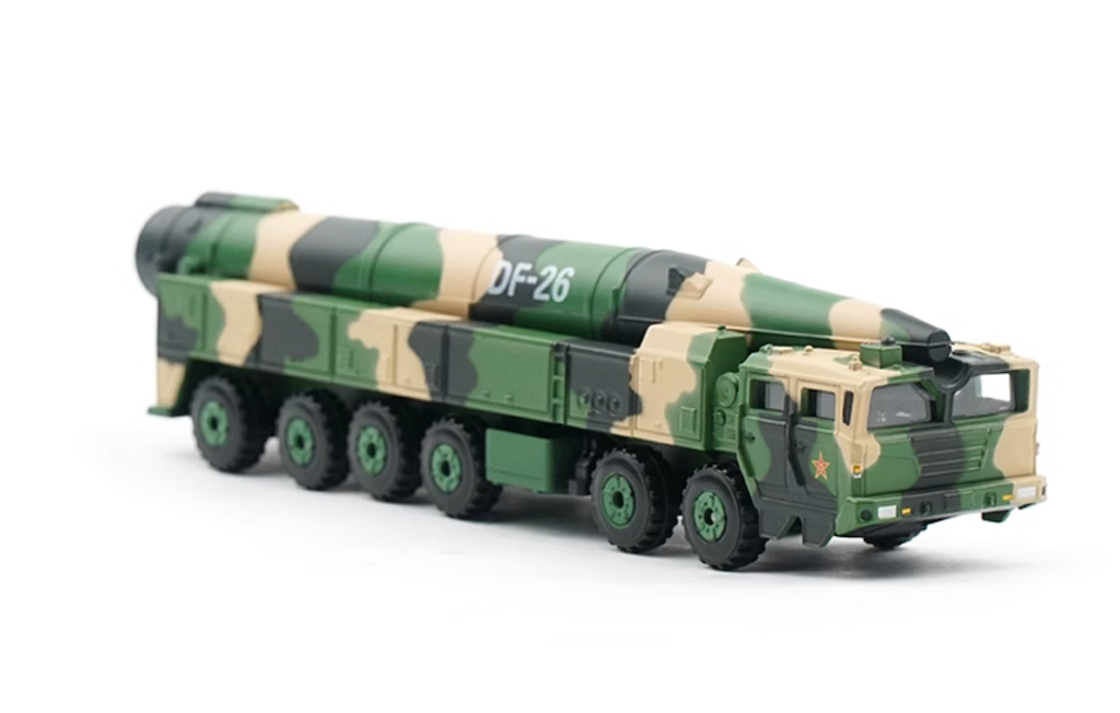 ZD XCARTOYS Military DF-26 Ballistic Missile Truck Model Toy