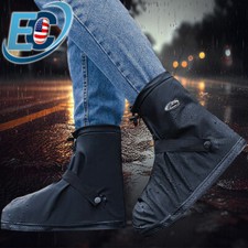 Waterproof Shoe Covers with Zipper Reusable Non Slip Rain Snow Boot Protector