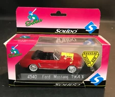 Vintage Sixties Solido Die Cast #4540 Ford Mustang 1964 ½ GC! NEW IN BOX