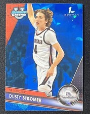 2023-24 Bowman Chrome University Dusty Stromer Sapphire 1st Bowman Gonzaga