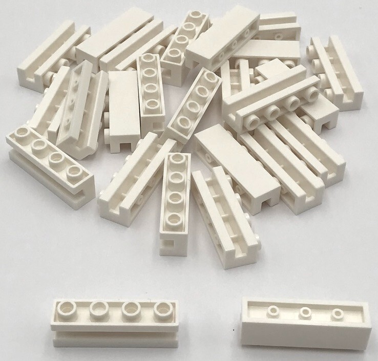 【新品未開封】TRIMUI BRICK おまけ付き（NoCARD・ホワイト） Lego 25 New White Bricks Building Blocks Modified 1 x 4 with
