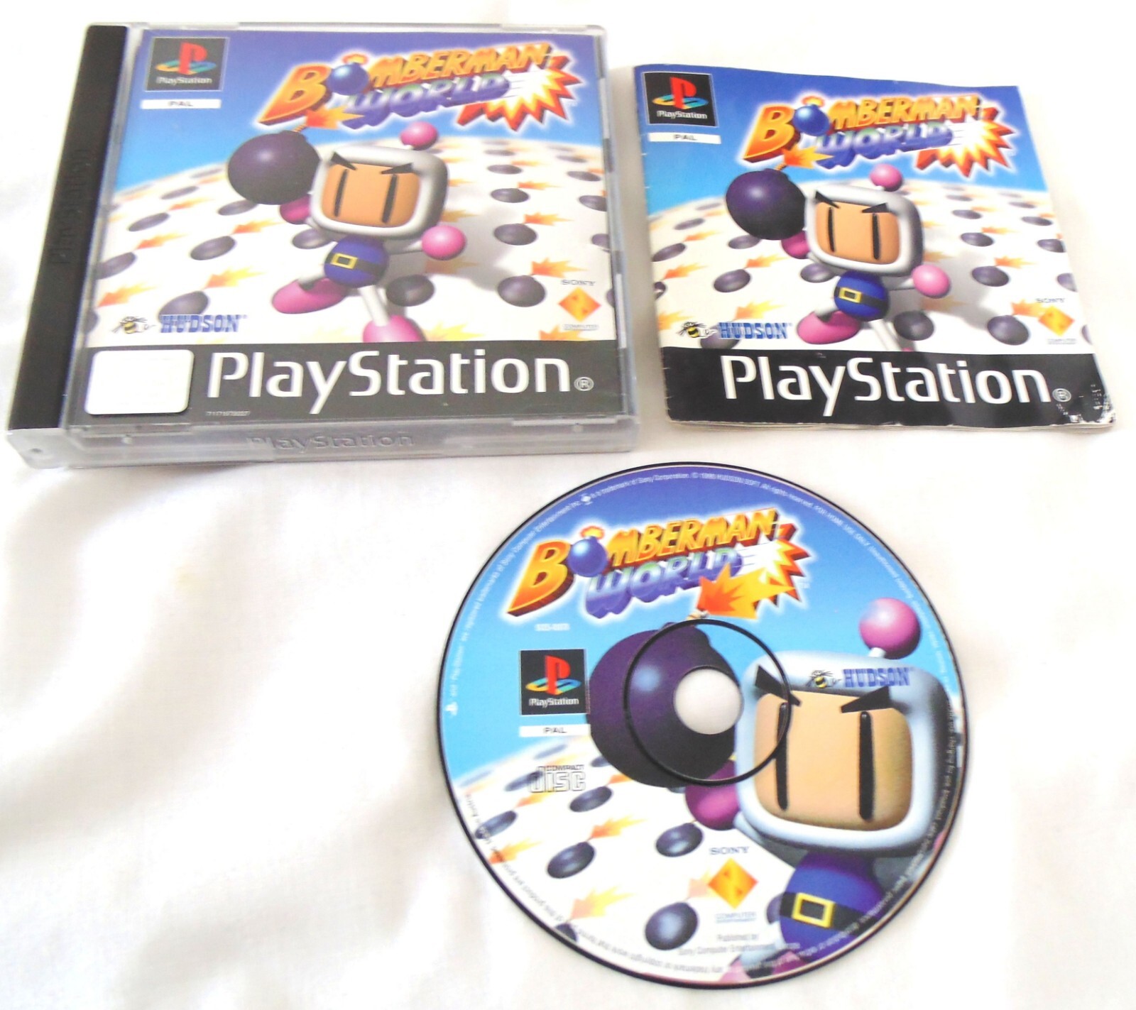 bomberman world authentique version originale ps1 playstation complet