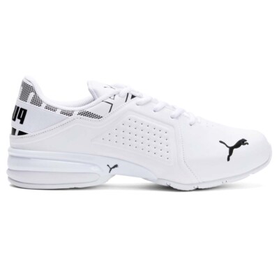 Puma Viz Runner Repeat Wide Running  Mens White Sneakers Athletic Shoes 37733412