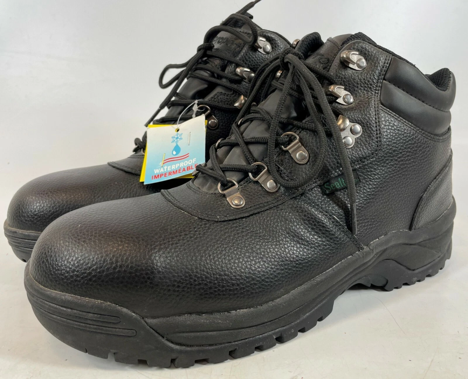 NEW Propet MBU002L Shield Walker Mens Composite Toe Waterproof WP Work Boots 12