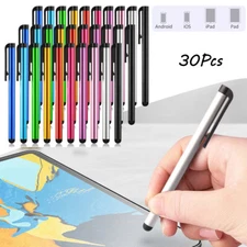 30x Universal Stylus Pen Touch Screen For Tablet iPad iPhone Samsung Galaxy PC