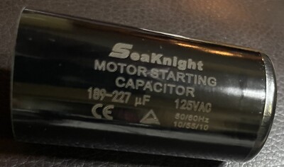 SeaKnight 189-227 uf/MFD 125 VAC volts Round Start Capacitor 50/60 Hz 10/55/10