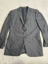 Ermenegildo Zegna Trofeo silk blazer 54L Gray