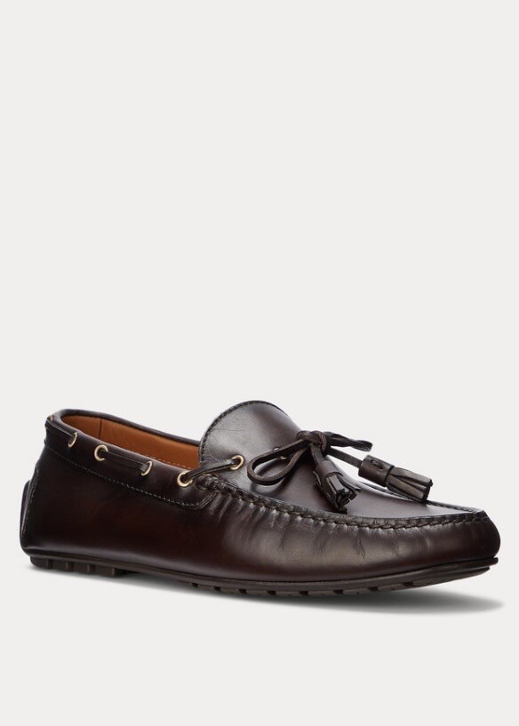 Ralph Lauren Purple Label Harold Tassel Calfskin Driver Loafer 9