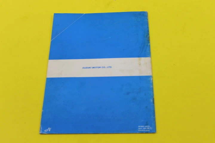 OEM SUZUKI GS750L MANUAL SUPLEMENTO Foto 4 de 4