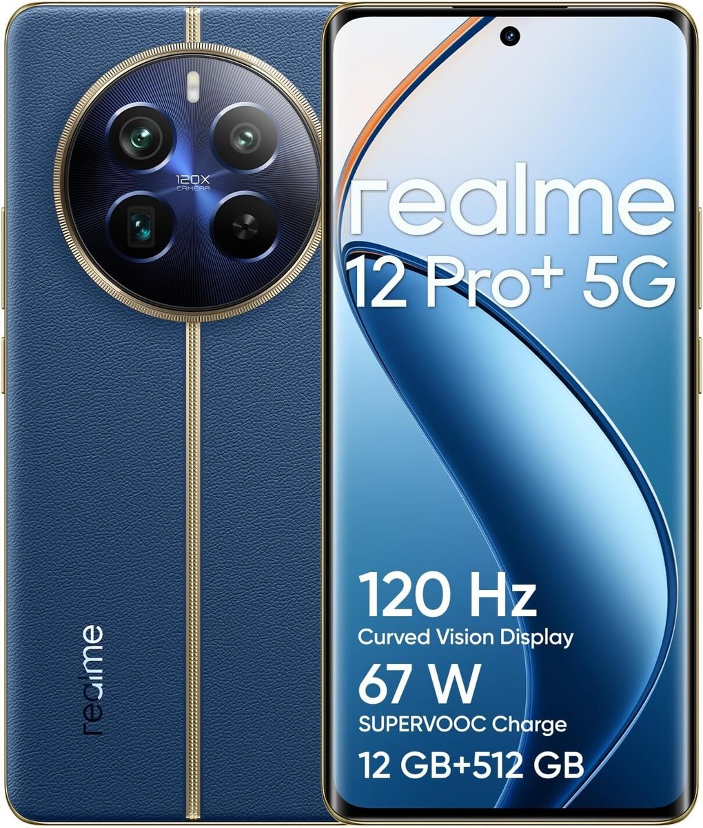 Realme 12 Pro+ RMX3840 512GB 12GB RAM Factory Unlocked 6.7