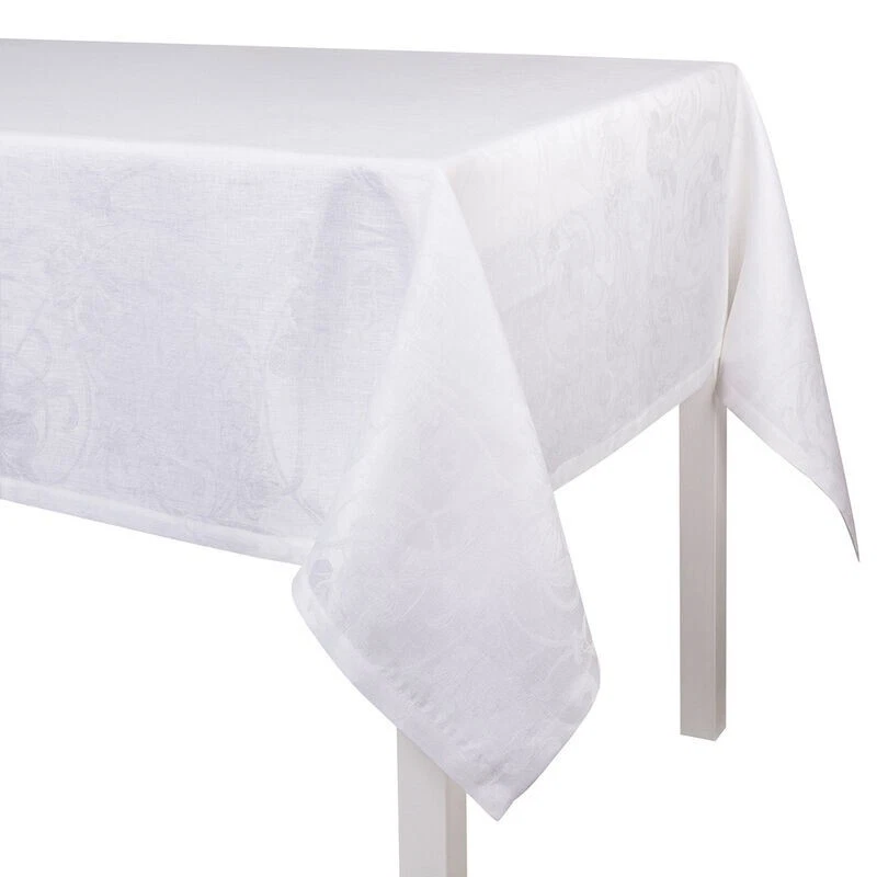 LE JACQUARD FRANCAIS LJF - NAPPE TIVOLI 100% LIN 175 x 175 CM FABRIQUE EN FRANCE - Photo 1/1