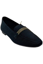 Skechers Women's Cleo Snip Recycled Vegan Knit Loafers Black