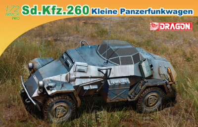 Sd.Kfz.260 Kleine Panzerfunkwagen 1:72 Plastikmodellbausatz DRAGON MODELS