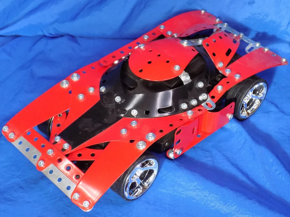 MECCANO ERECTOR TURBO RADIO CONTROL CAR BUILDING SET 8320 Tested & Working - Image 3 of 4