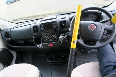 Milenco Commercial Hochsicherheits-Lenkradschloss gelb Wohnmobil Van 0512