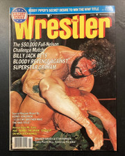 The Wrestler Magazine NOV 1984 Bloody Billy Jack Billy Graham Kerry Von Erich