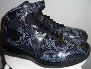 huarache snakeskin black