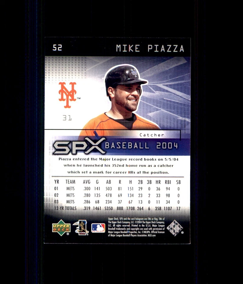 2004 SPx Upper Deck Commons Stars ⚾ YOU PICK YOUR FAVS ⚾ MLB BASEBALL CARDS - Image 2 of 4