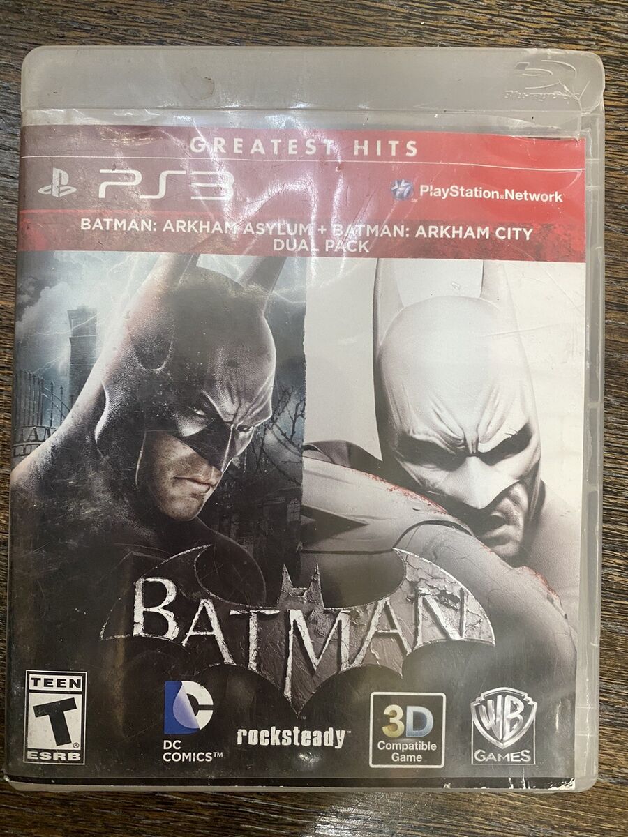 Batman: Arkham Asylum + Batman: Arkham City - Pacote Duplo (Usado) - PS3 -  Shock Games