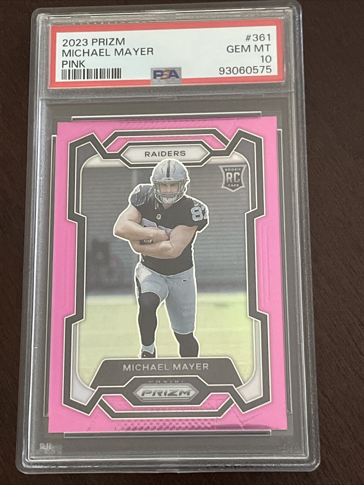 Michael Mayer Panini Prizm #361 Pink