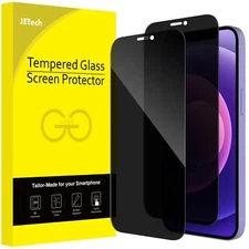 Privacy Full Coverage Screen Protector for iPhone 12 mini 5.4-Inch, 2-Pack
