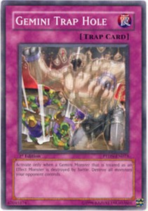 Gemini Trap Hole - PTDN-EN073 - Common - Unlimited Edition x3 - Near Mint