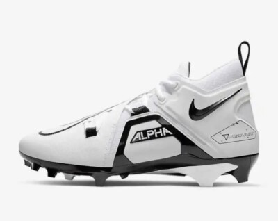 Nike Alpha Menace Pro 3 Panda White Football Cleats CT6649  display picture 1