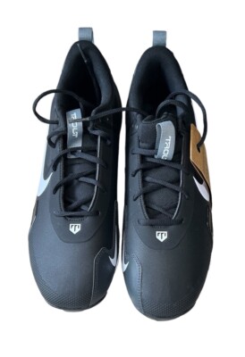 Nike Force Trout 9 Keystone Black Baseball Cleats FB9728-001 Mens Size 11.5 NEW Men main image 3