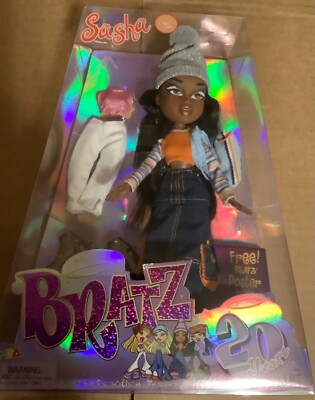 BNIB 2021 20th YEAR ANNIVERSARY BRATZ SASHA DOLL & ACCESSORIES 