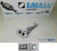 Imasaf Auspuff Hosenrohr/Flexrohr +Anbauteile für VW Corrado 1.8 G60 1988-1993