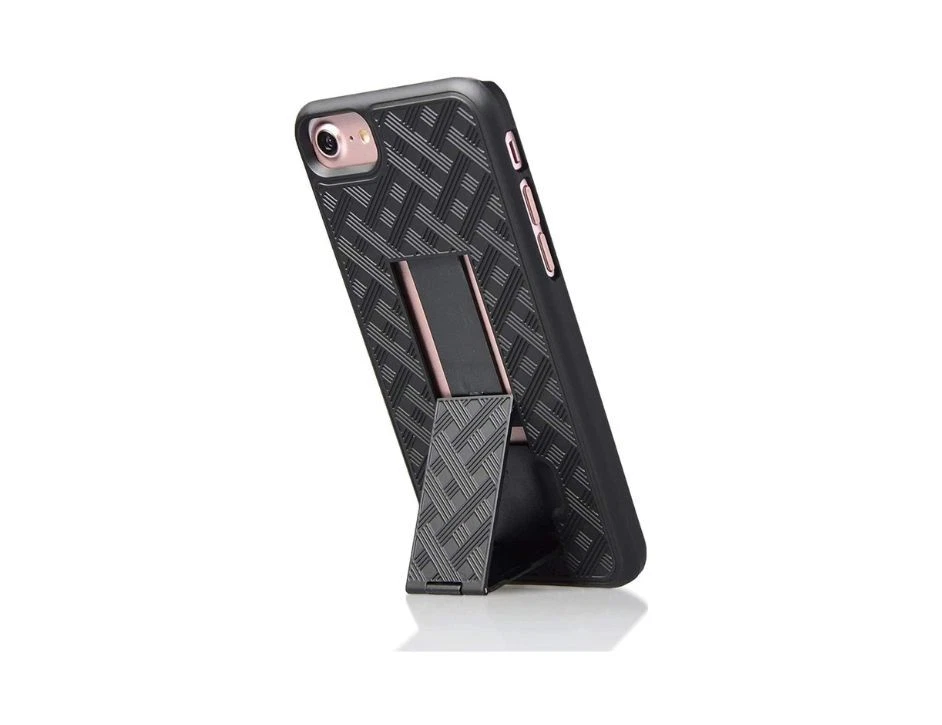 Capa e coldre Verizon para iPhone 8/7/6s/6 | Cor: preto - Imagem 2 de 3
