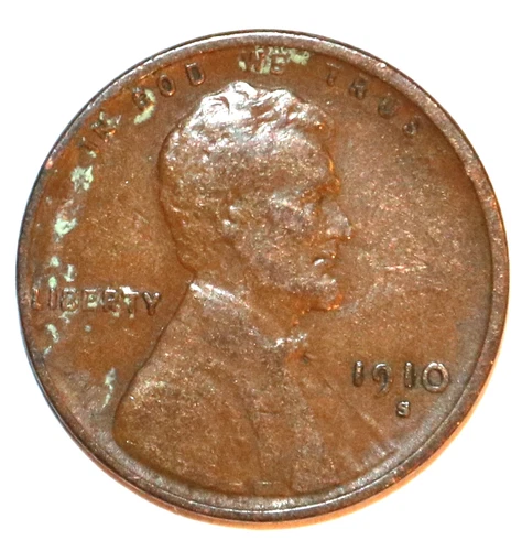 1910-S Lincoln Wheat Cent - VF/XF - #3912P