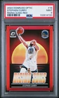 2024 PANINI DONRUSS OPTIC RISING SUNS RED #18 STEPHEN CURRY 36/99 PSA 9