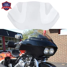 For Harley 98-13 Road Glide FLTRX FLTRSE 12.5in Clear Wave Windshield Windscreen