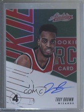 2018-19 Panini Absolute Memorabilia Rookie Level 4 2/5 Troy Brown Jr Auto ph4