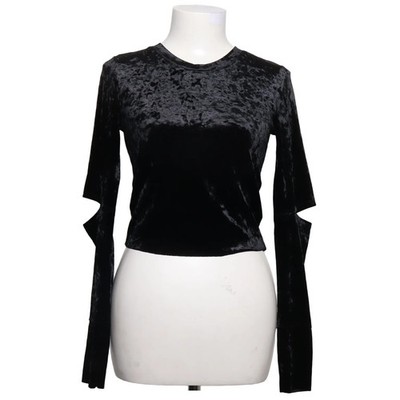 Divided by H&M, Langarmshirt, Größe: S, Schwarz, Elasthan/Polyester #QMX