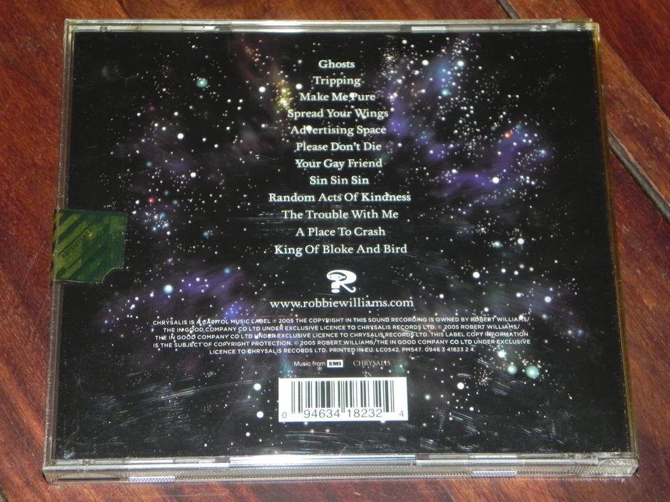 Musik CD - Robbie Williams / Intensive Care (Chrysalis / 094634182324) 07 - Bild 4 von 4