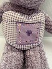 Bath & and Body Works Stuffed Plush purple Teddy Bear 90s garden daydreams heart — photo 2