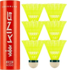 Bedminton Shuttlecocks, Nylon Badminton Birdies Stable  Durable Balls for In...