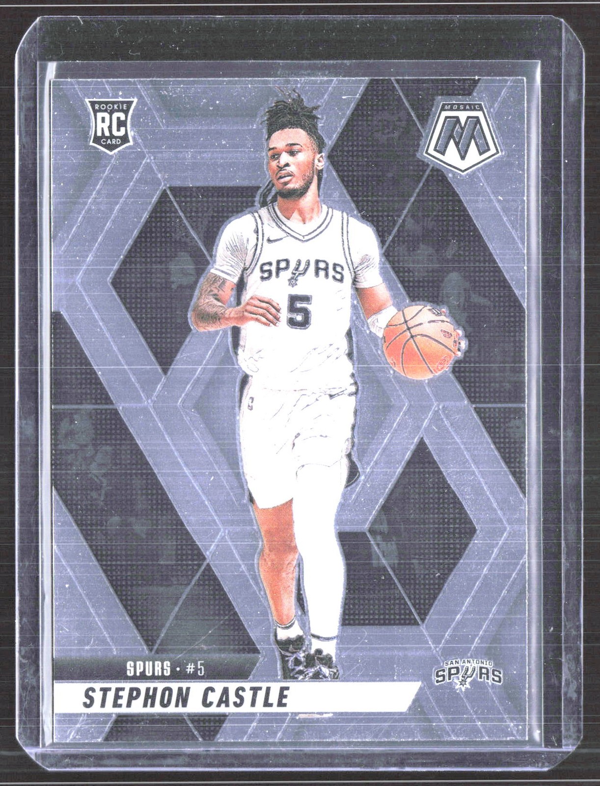 Stephon Castle 2024-25 Panini Mosaic #236 RC San Antonio Spurs