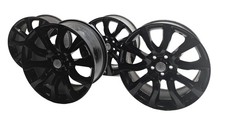 2014-2017 RANGE ROVER SPORT L494 20x8.5 ALLOY 5 V-SPOKE WHEEL RIM SET/4 (BLACK)