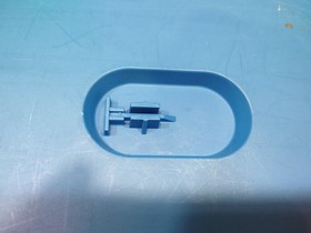 Lego Boat Hull - 7994 City Harbor, 74 x 18 x 7 with Light Bluish Gray Top - Used