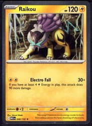 Raikou 048/132 Mega Evolution Promo Cosmos Holo