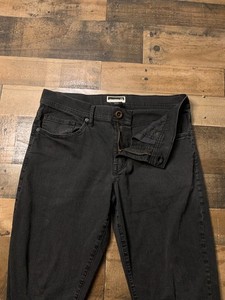 Jean Travis Mathew Homme 32x28 - Coupe Droite, Bleu Délavé Foncé, Stretch - Très Bon état